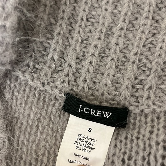 J. Crew Mohair Blend Shawl Collar Sweater - Picture 6 of 8